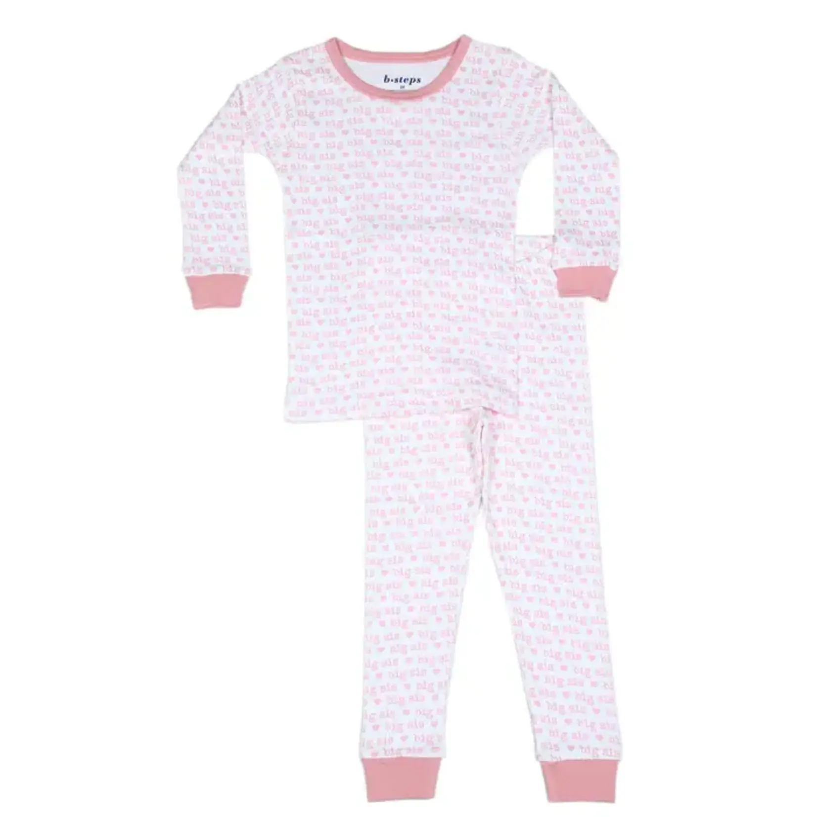 Baby Steps Baby Steps Pink Little Sis Pajamas