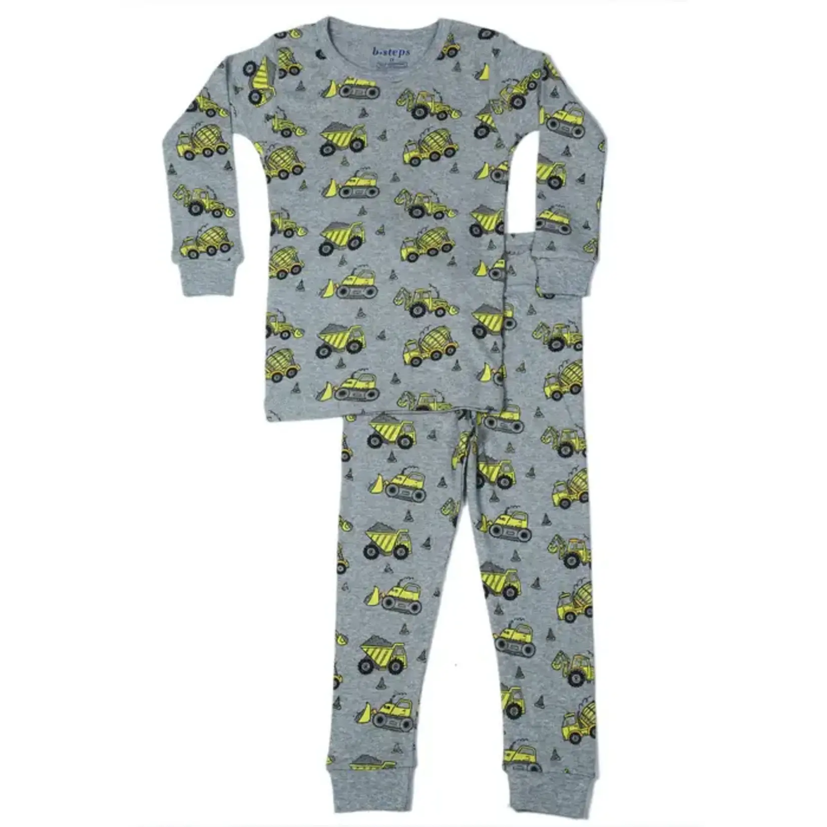 Baby Steps Baby Steps Heather Construction 2pc Pj Set