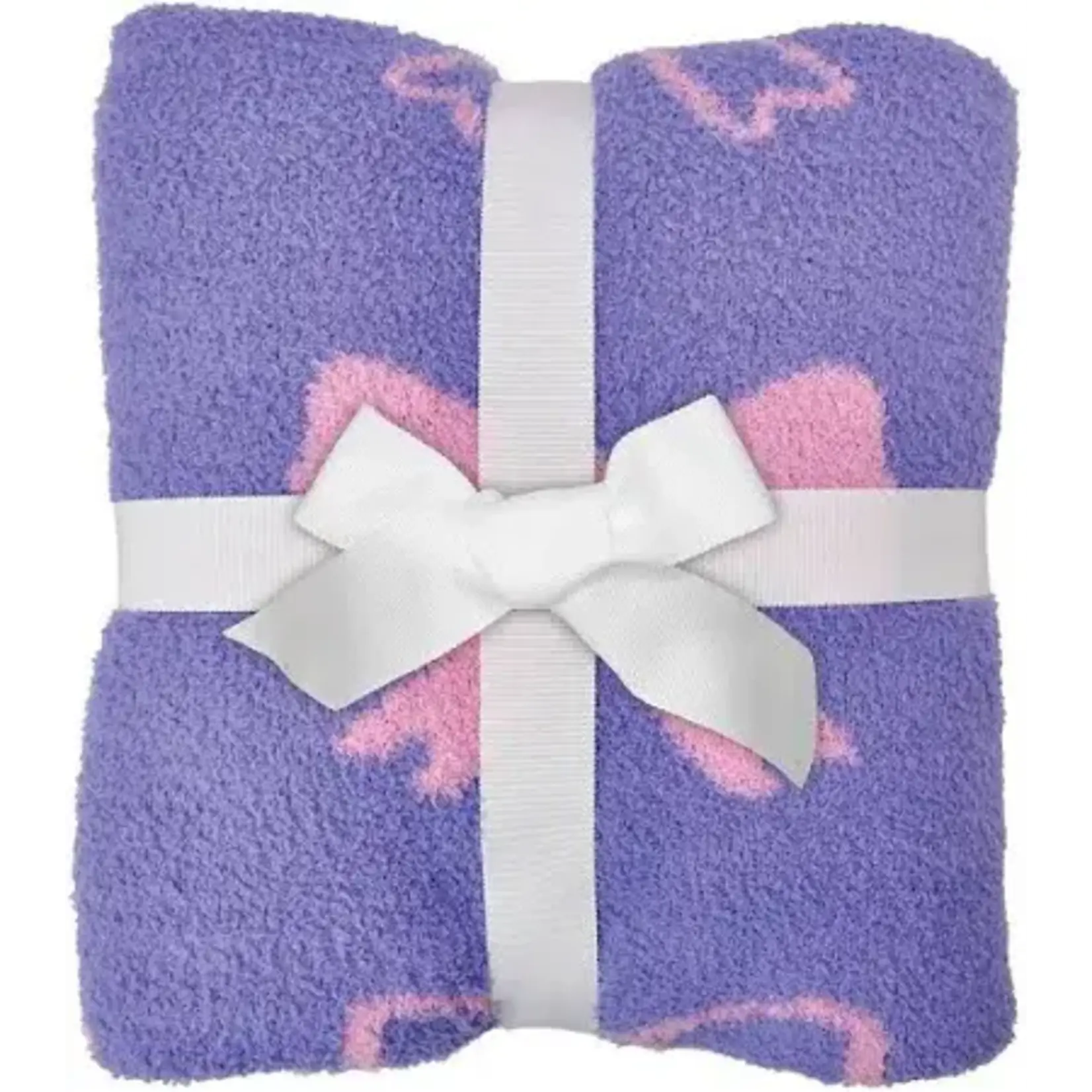 iscream Iscream Pretty Bows Cozy Knit Blanket