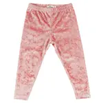 Oh Baby! Oh Baby Pink Velvet Leggings