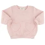Oh Baby! Oh Baby Pale Pink Honeycomb Heart Pocket Boxy