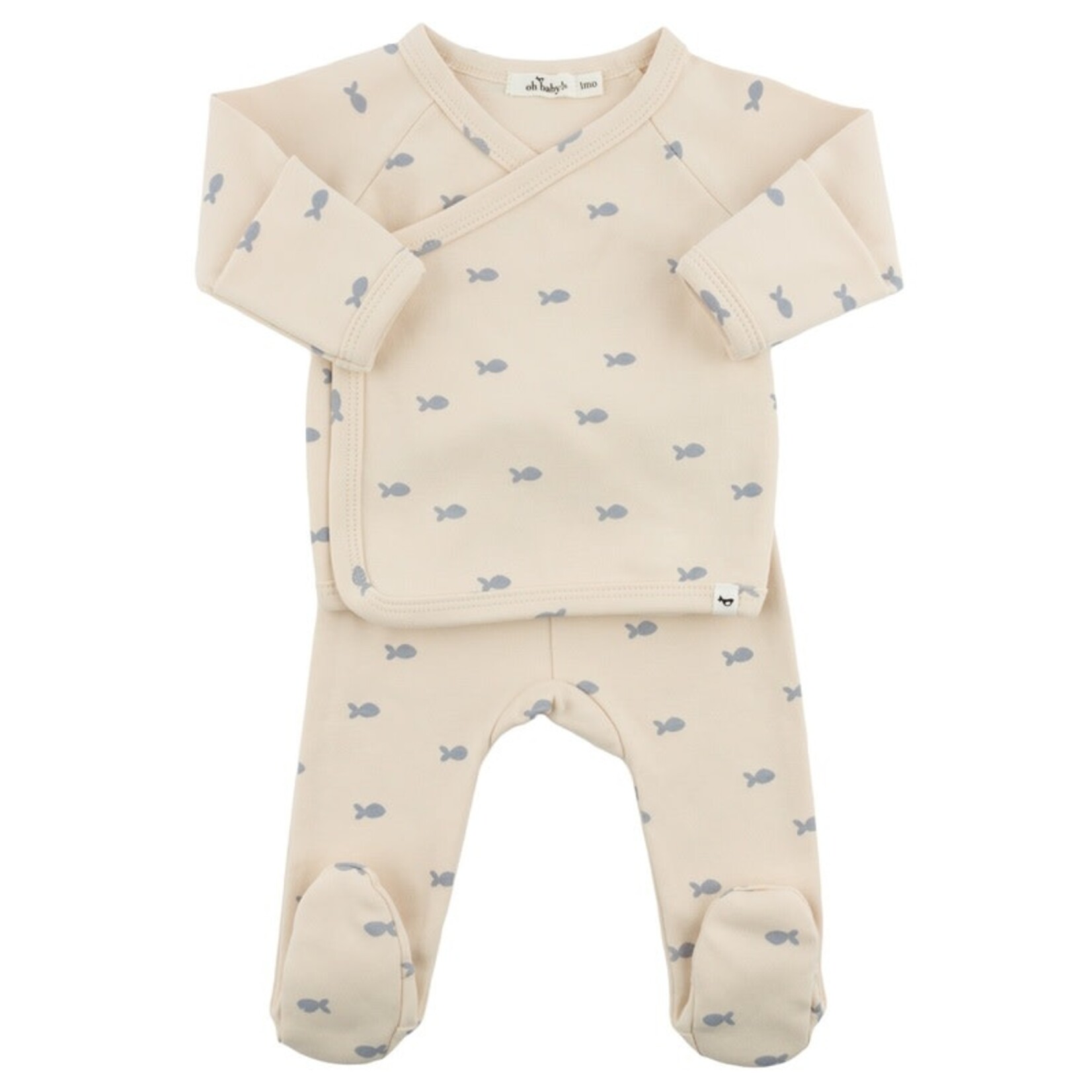 Oh Baby! Oh Baby Natural Mini Fish Kimono Set