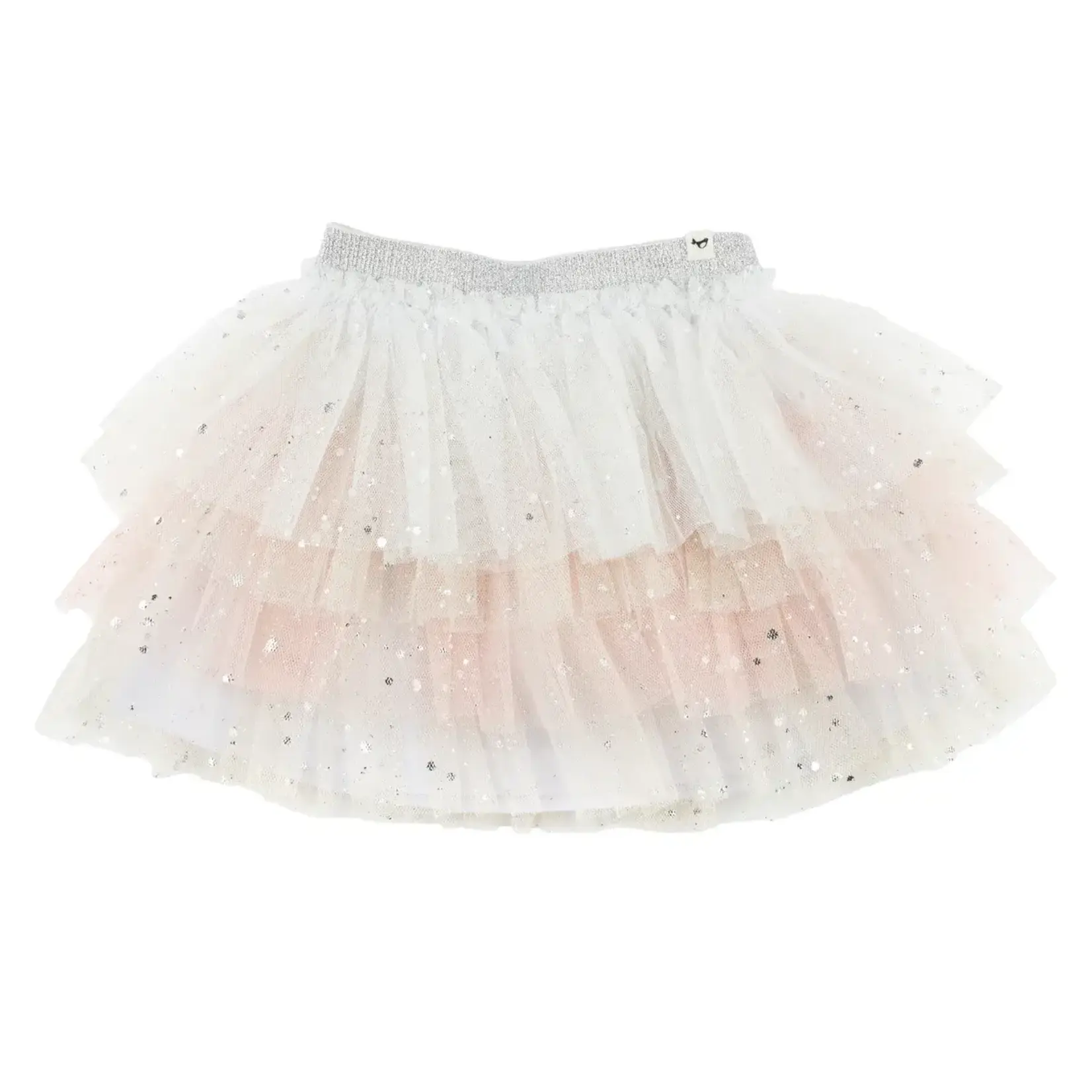 Oh Baby! Oh Baby Multiple Ombre Silver-Fleck Layered Tutu Skirt