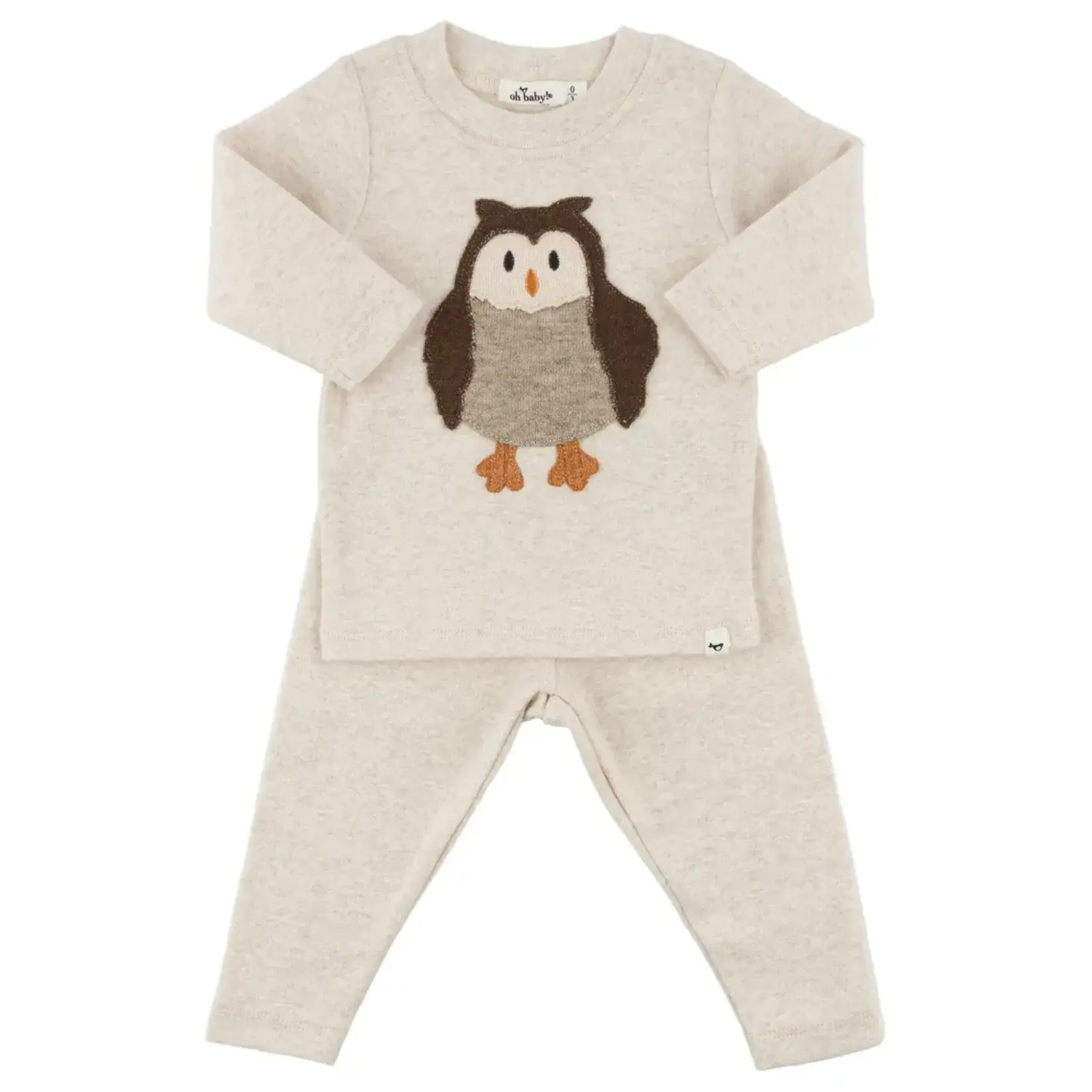 Oh Baby! Oh Baby Malt Horned Owl Baby Rib 2pc Set