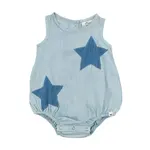 Oh Baby! Oh Baby Light Wash Stars Lyocell Denim Bubble