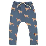 Oh Baby! Oh Baby Dusty Blue Labs Print French Terry Brooklyn Jogger