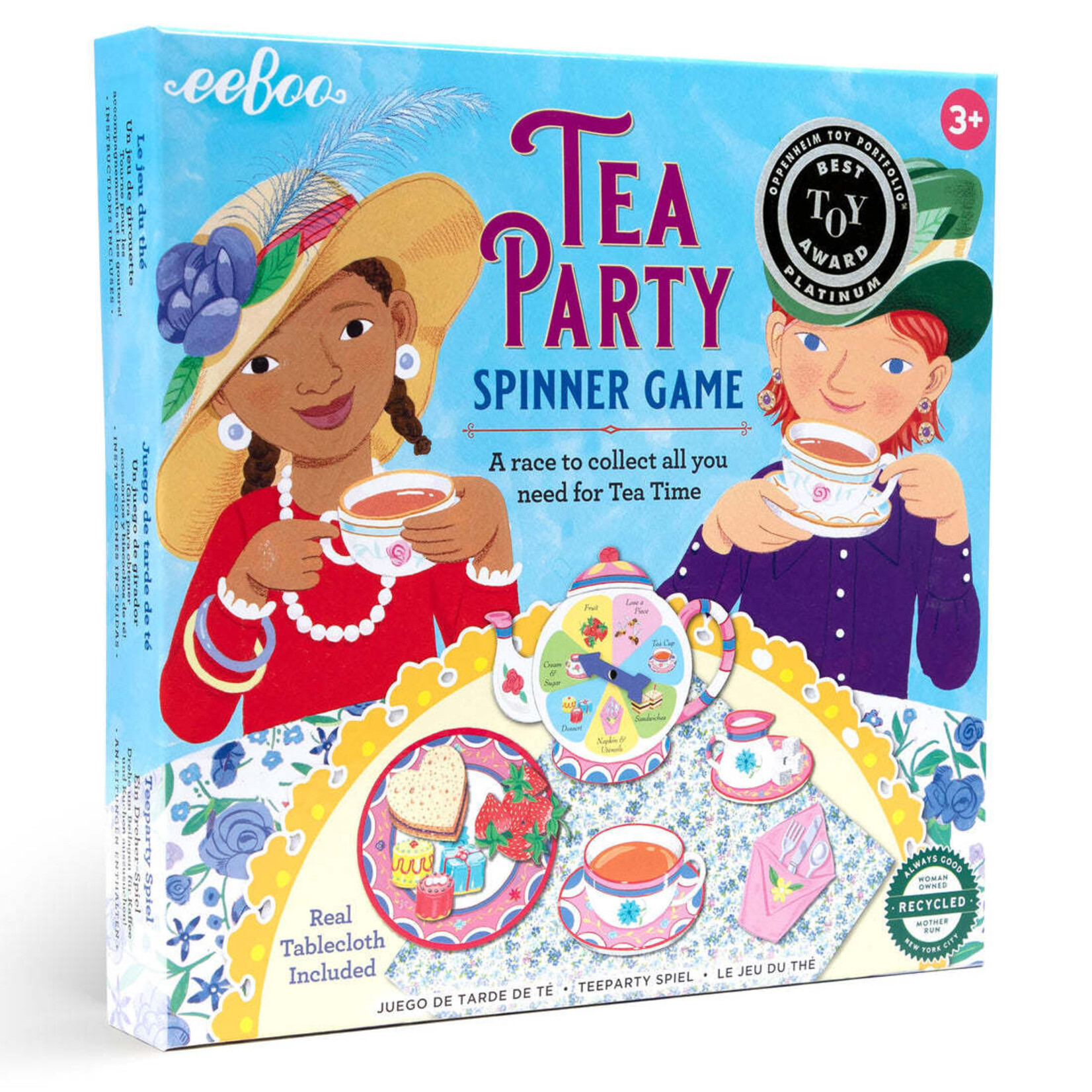 Eeboo Eeboo Tea Party Spinner Game (2ED)