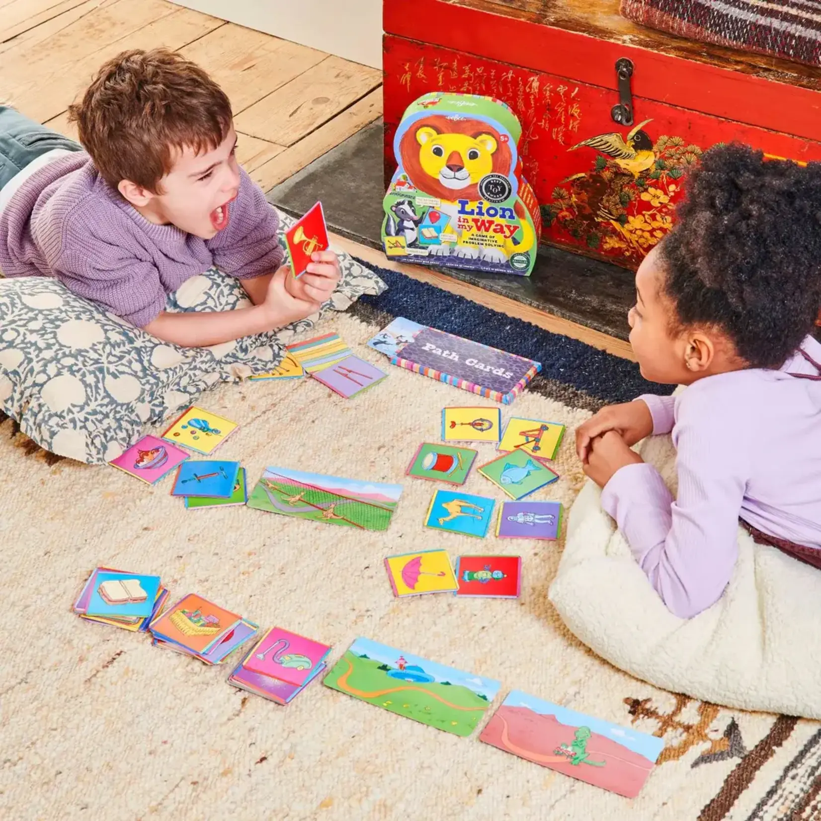 Eeboo Eeboo Lion in My Way Shaped Game