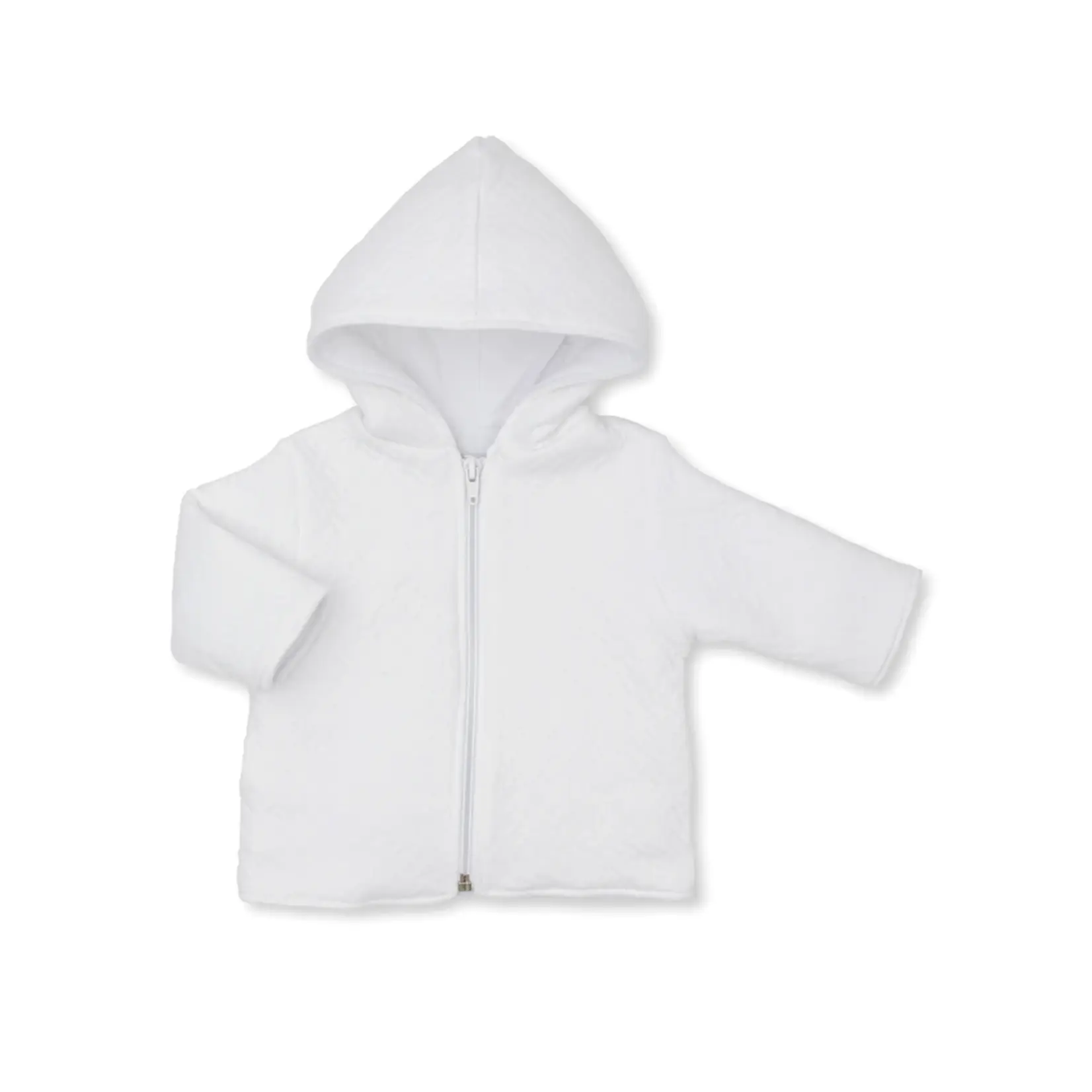 Kissy Kissy Kissy Kissy White Classic Jacquard Padded Zip