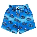 Mish Mish Mish Mish Turquoise Surf Paradise Board Short