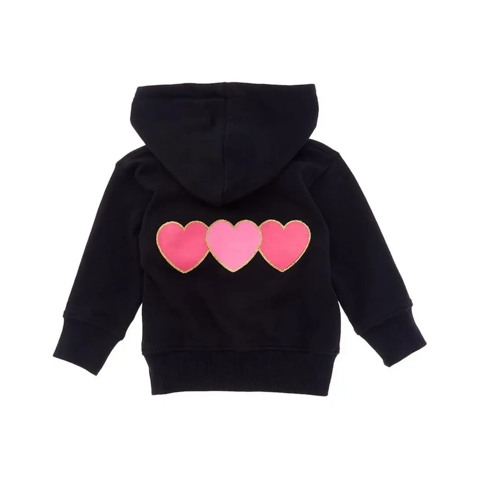 Mish Mish Mish Mish Pink Glitter Patches Hoody