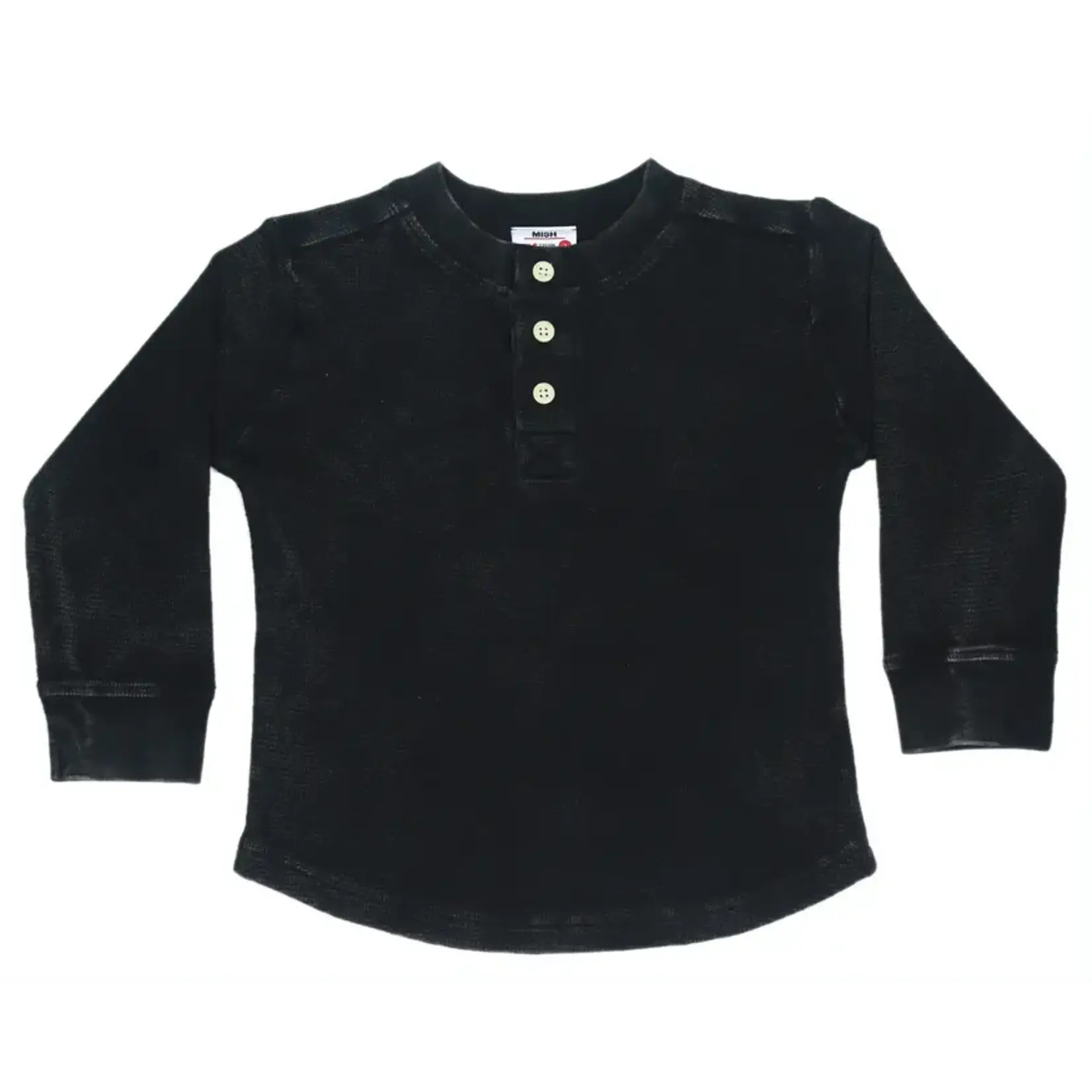 Mish Mish Mish Mish Black Thermal Henley