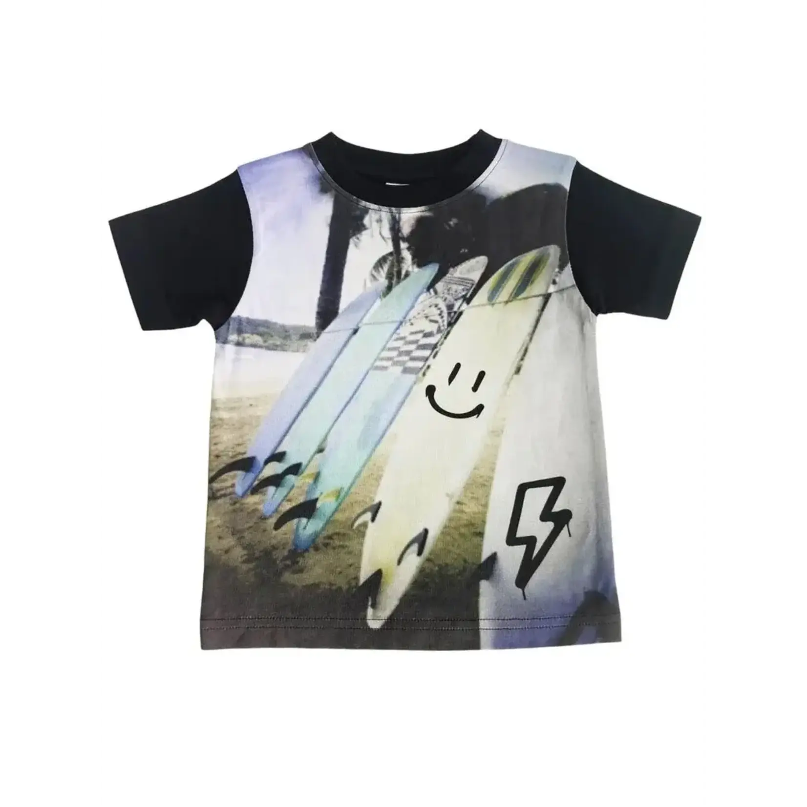 Mish Mish Mish Mish Black Surf Photo Jersey Top