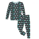 KicKee Pants Kickee Pants Midnight Gamer Print Long Sleeve Pajama Set
