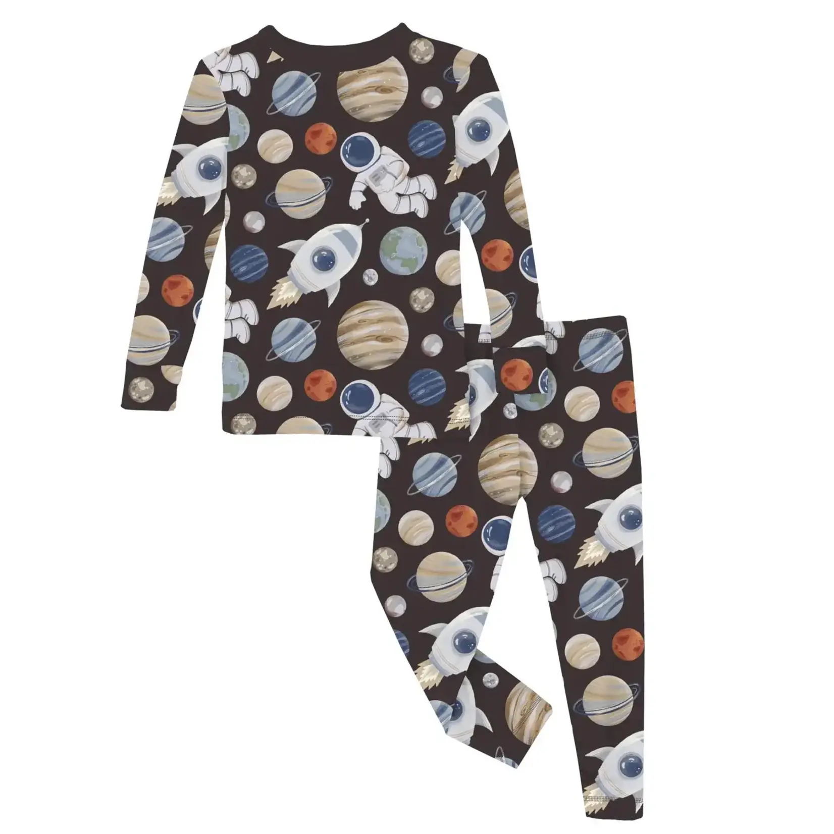 KicKee Pants Kickee Pants Midnight Space Dream Print Long Sleeve Pajama Set