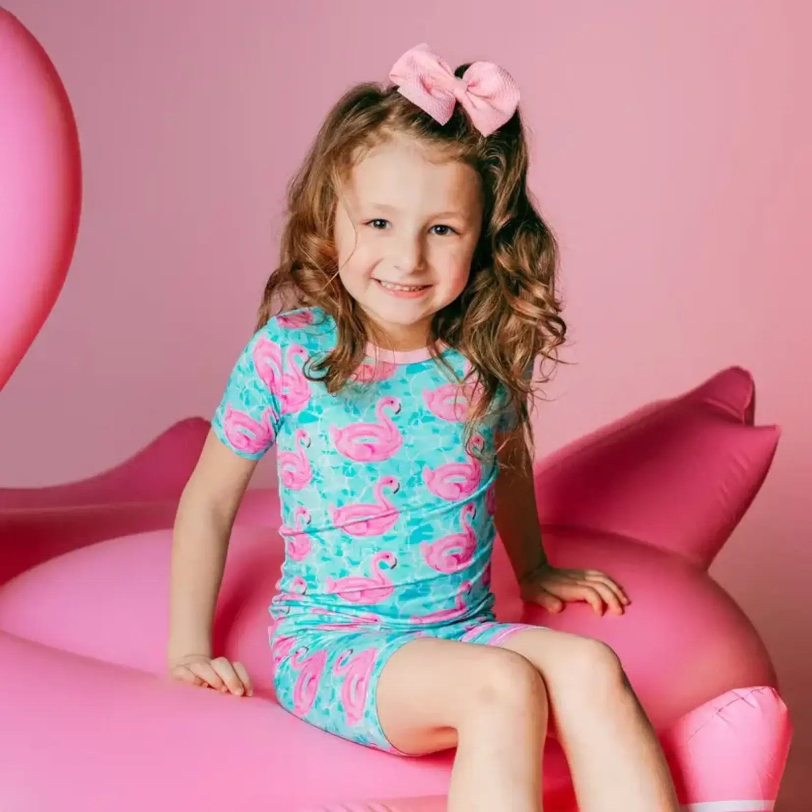 KicKee Pants Kickee Pants Pool Party Print Short Sleeve Pajama Set with Shorts