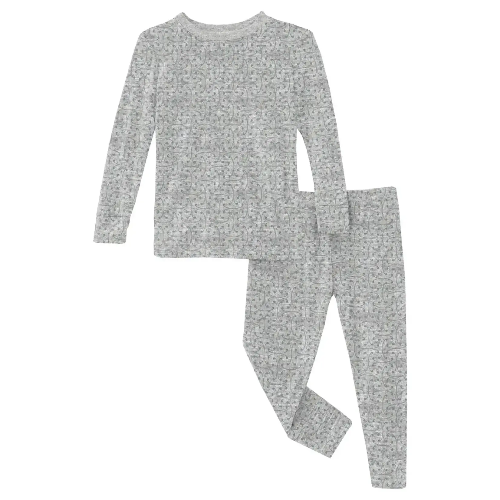 KicKee Pants Kickee Pants Road Trip Lattice L/S Pj Set