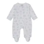 Kissy Kissy Kissy Kissy Light Blue Bunny Footie With Zip Footie