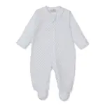 Kissy Kissy Kissy Kissy Light Blue Star Footie With Zip Footie