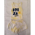 Flowers By Zoe Flowers By Zoe Yellow Tye Dye Ibiza Top & Short Set