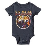 Rowdy Sprout Rowdy Sprout Washed Black Def Leppard Roar Onesie