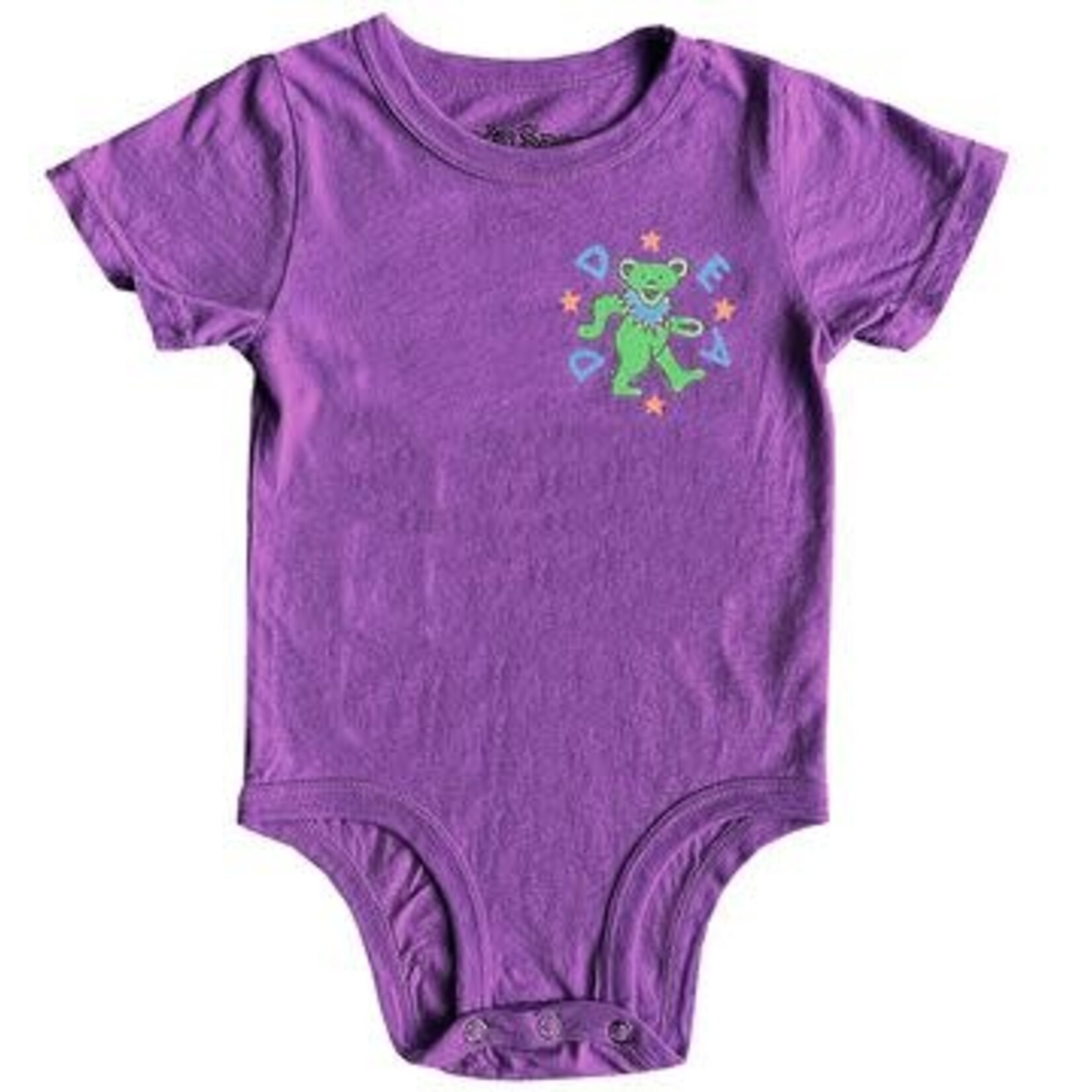 Rowdy Sprout Rowdy Sprout Plum Diggity Grateful Dead Kaleidescope Bears S/S Onesie