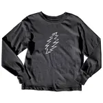 Rowdy Sprout Rowdy Sprout Washed Black Grateful Dead Syf Drawing L/S Tee