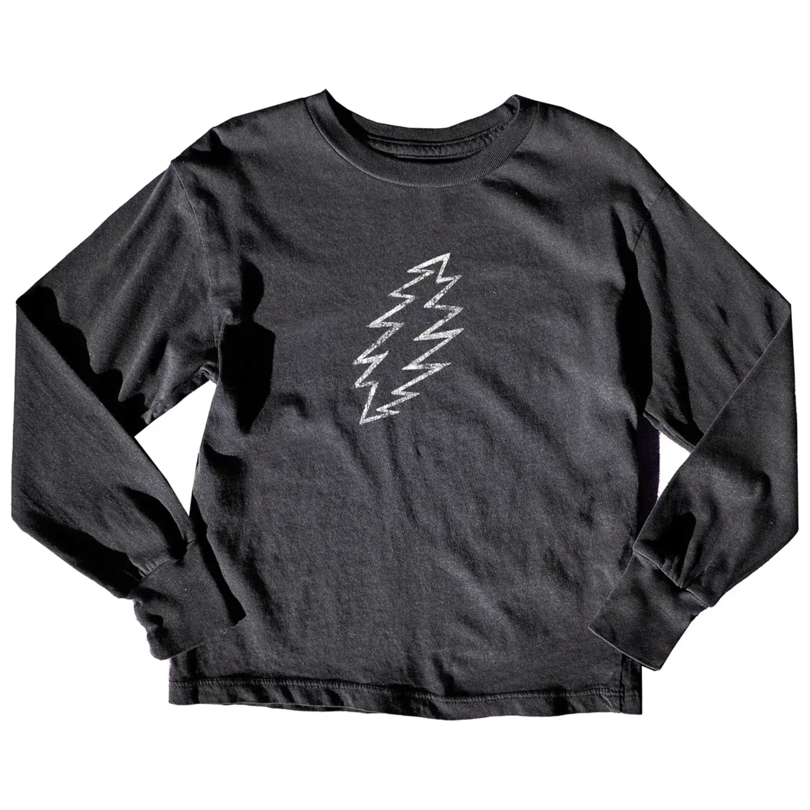 Rowdy Sprout Rowdy Sprout Washed Black Grateful Dead Syf Drawing L/S Tee