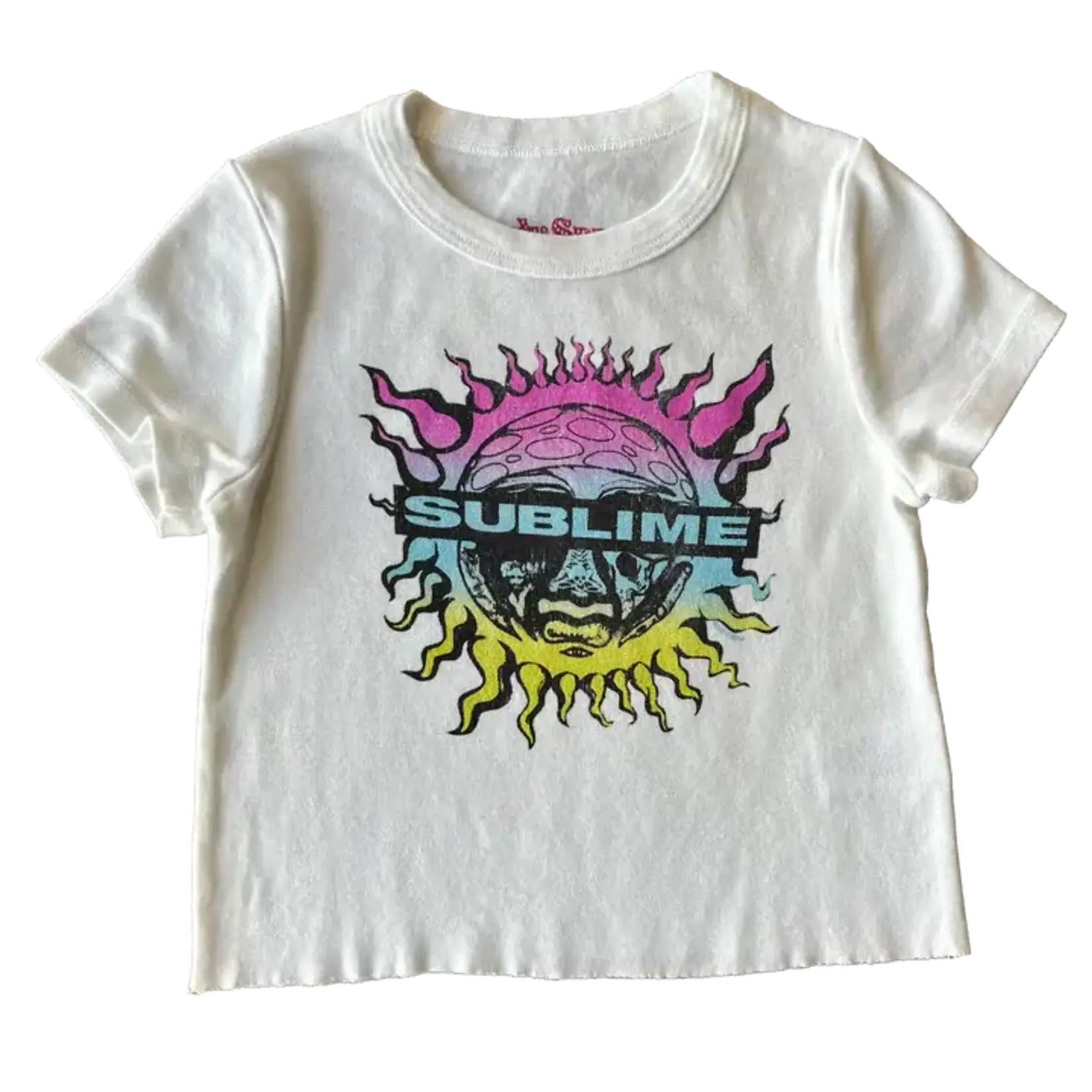 Rowdy Sprout Rowdy Sprout Vintage White Sublime Fitted Tee