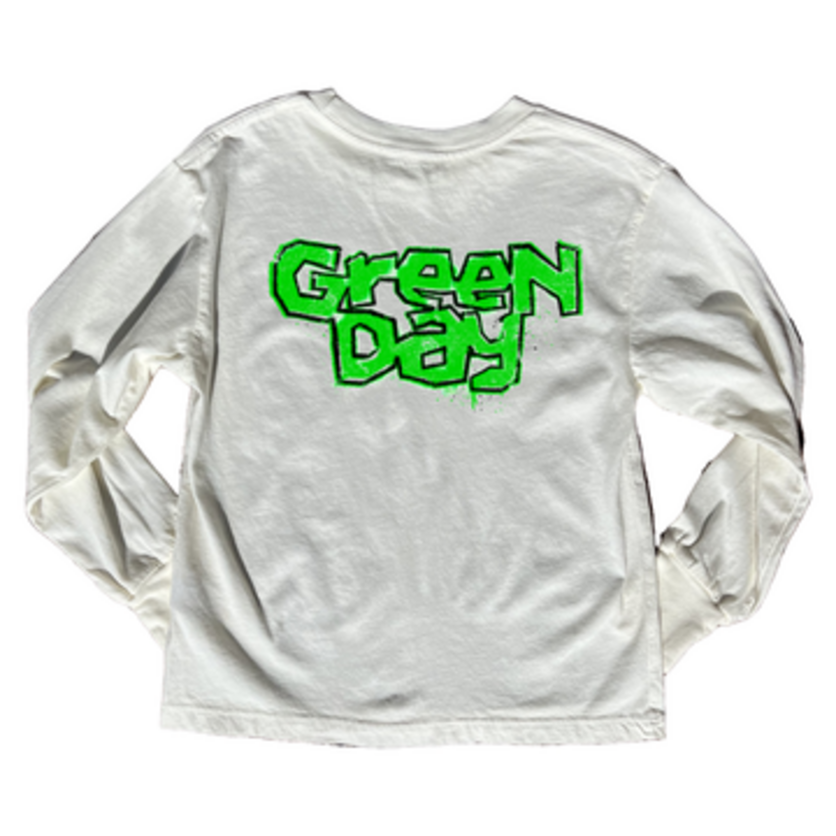 Rowdy Sprout Rowdy Sprout Vintage White Green Day Kerplunk L/S Tee