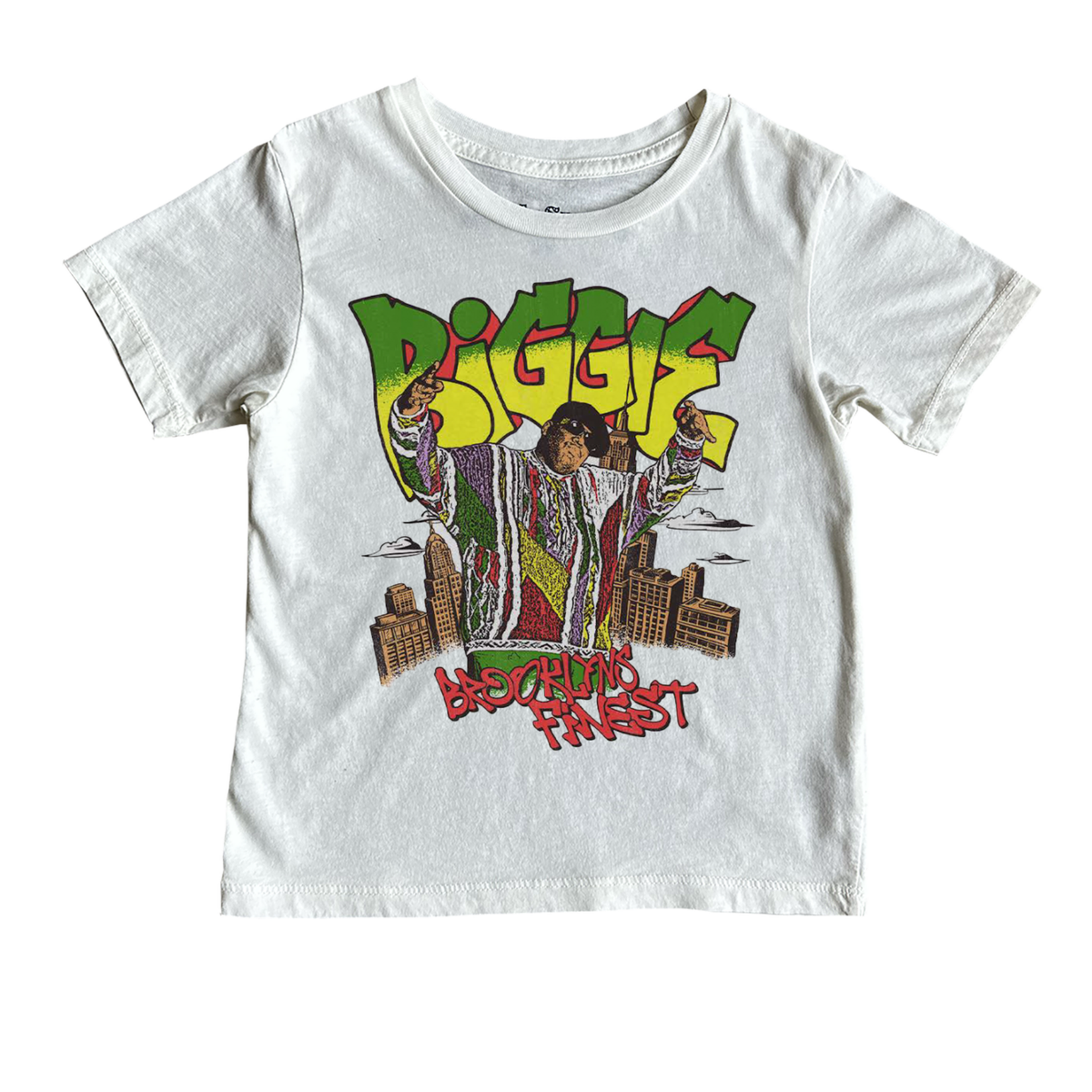 Rowdy Sprout Rowdy Sprout Vintage White Biggie Brooklyns Finest S/S Tee