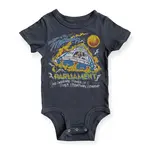 Rowdy Sprout Rowdy Sprout Vintage Black Parliament Mothership S/S Onesie