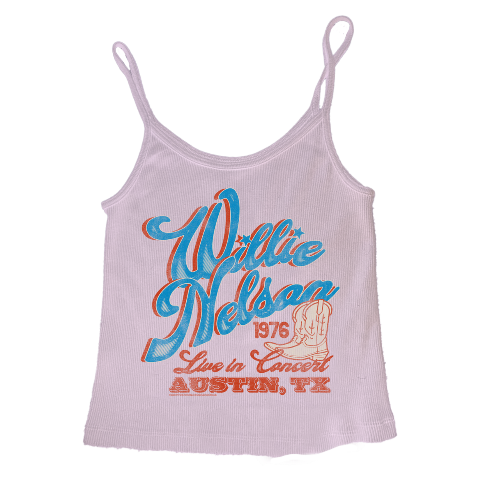 Rowdy Sprout Rowdy Sprout Preppy Pink Willie Nelson Austin Tank