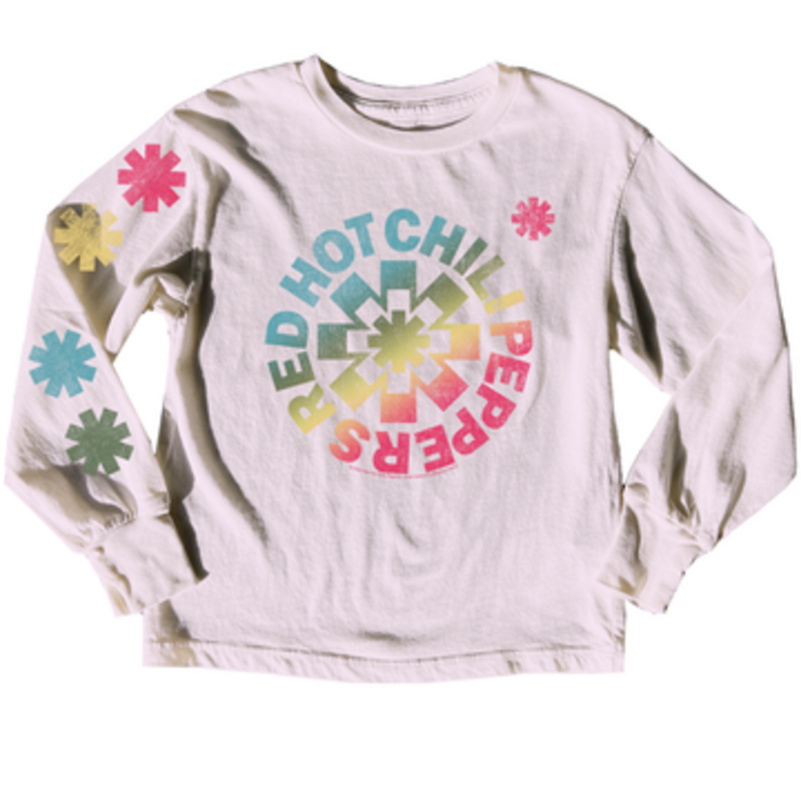 Rowdy Sprout Rowdy Sprout Preppy Pink Red Hot Chili Peppers L/S Top