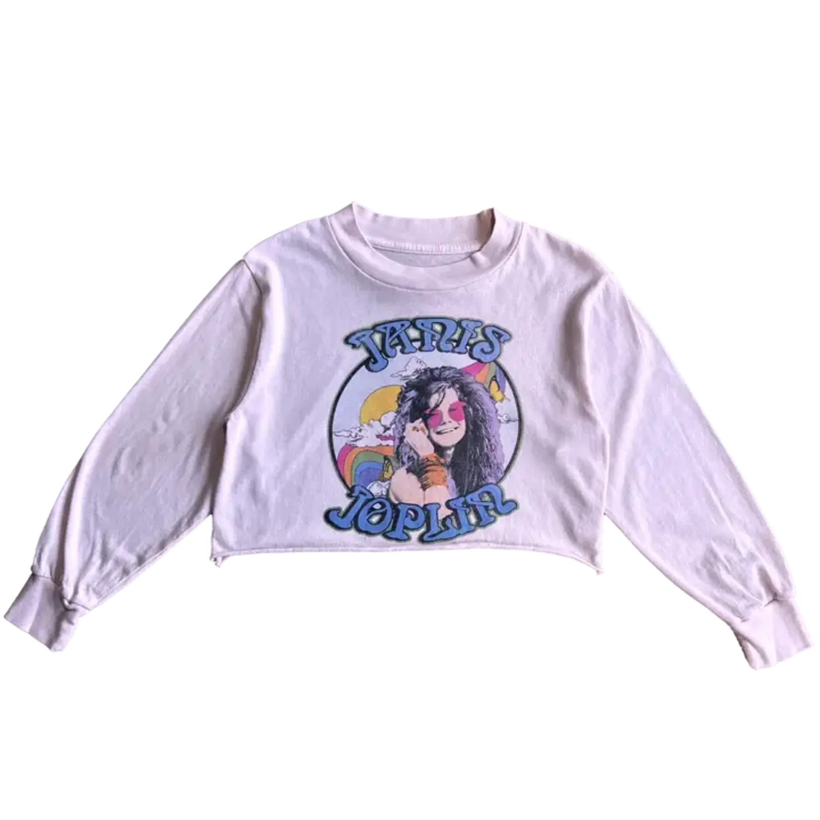 Rowdy Sprout Rowdy Sprout Preppy Pink Janis Joplin Slouch Tee