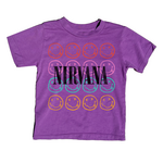 Rowdy Sprout Rowdy Sprout Plum Diggity Nirvana Smiley S/S Tee