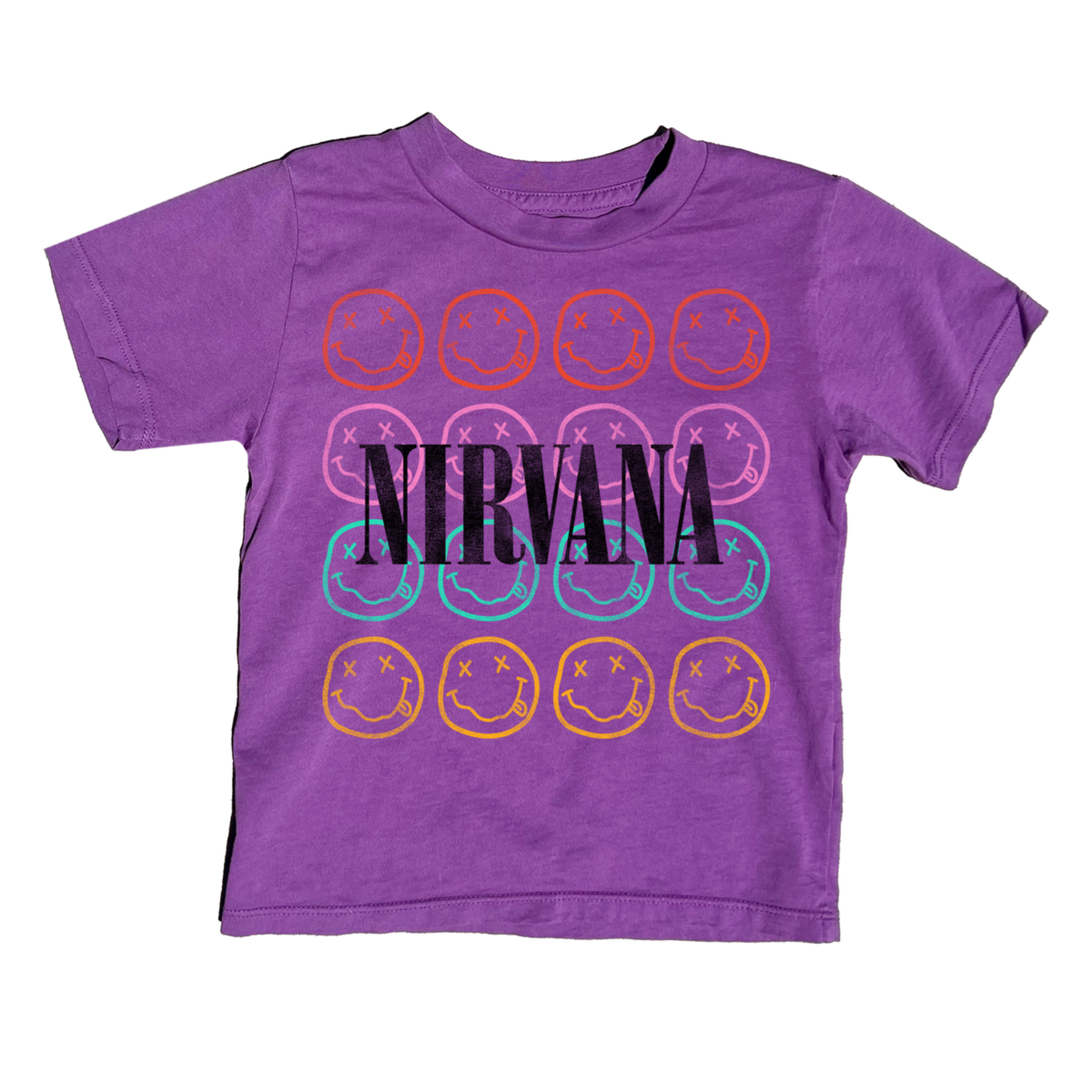 Rowdy Sprout Rowdy Sprout Plum Diggity Nirvana Smiley S/S Tee