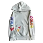 Rowdy Sprout Rowdy Sprout Bone White True Colors Hoodie