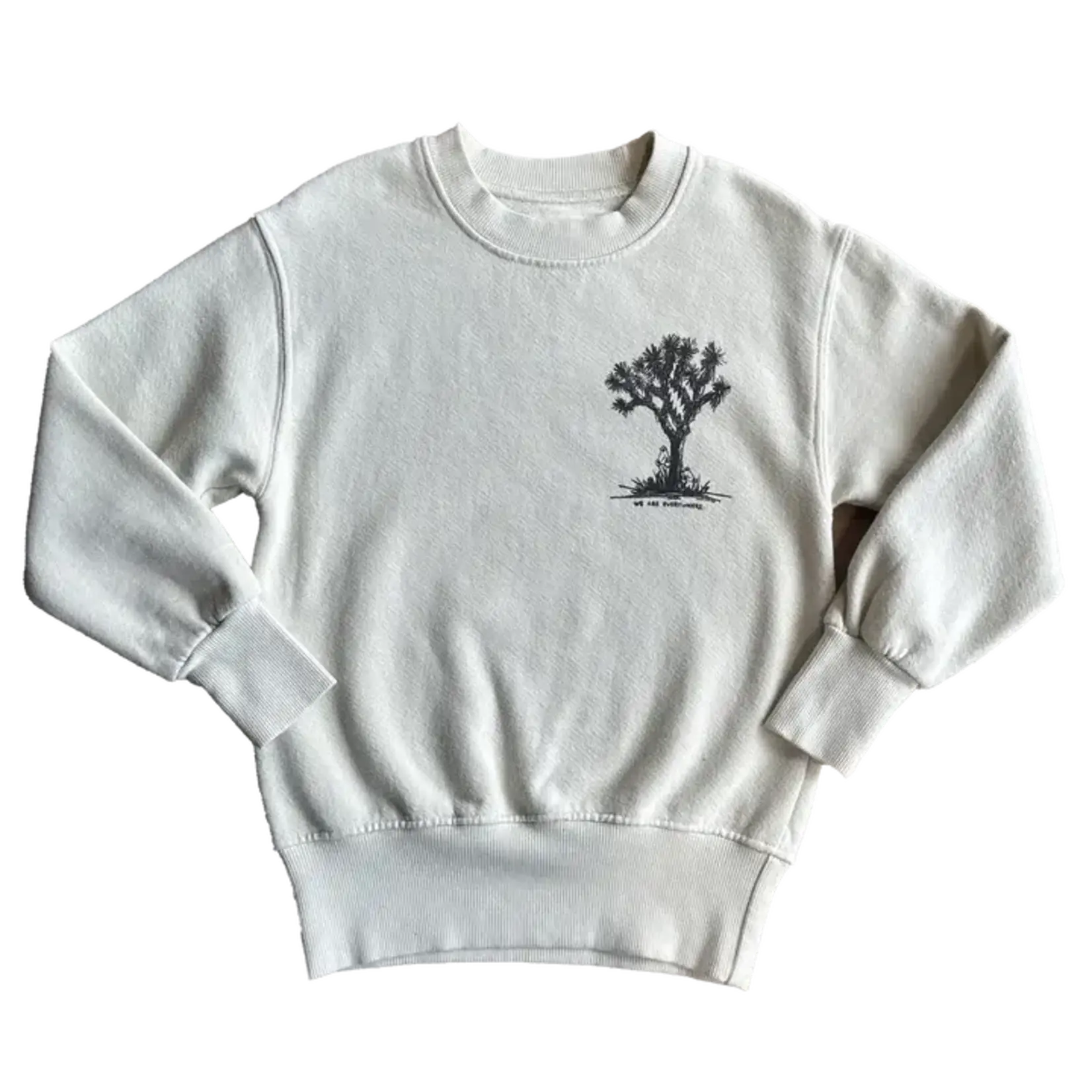Rowdy Sprout Rowdy Sprout Bone White Grateful Dead Joshua Tree Crewneck
