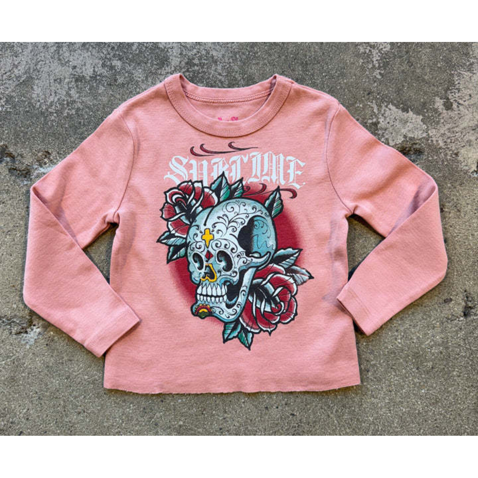 Rowdy Sprout Rowdy Sprout Blush Sublime Tattoo L/S Rib Tee