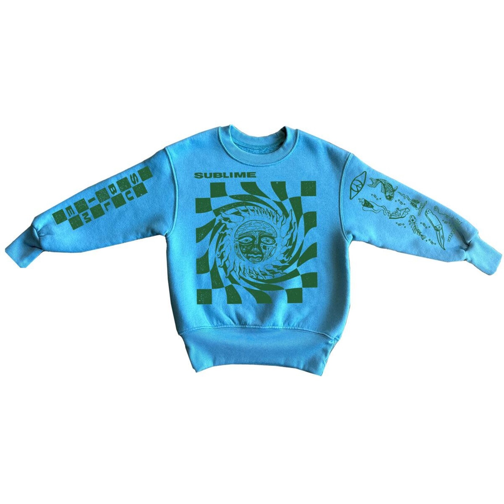 Rowdy Sprout Rowdy Sprout Blue Sky Sublime Crew Sweatshirt
