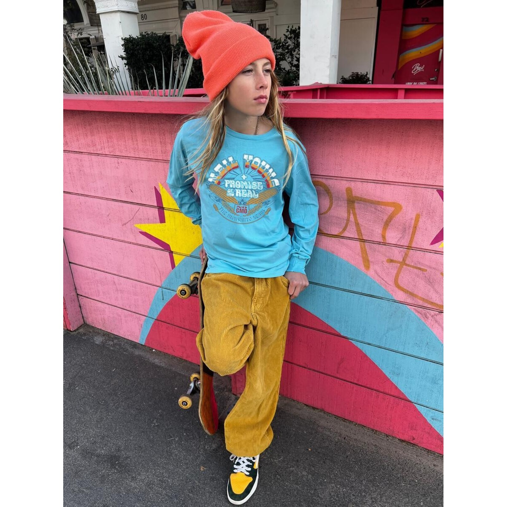 Rowdy Sprout Rowdy Sprout Blue Sky Neil Young Organic L/S Tee