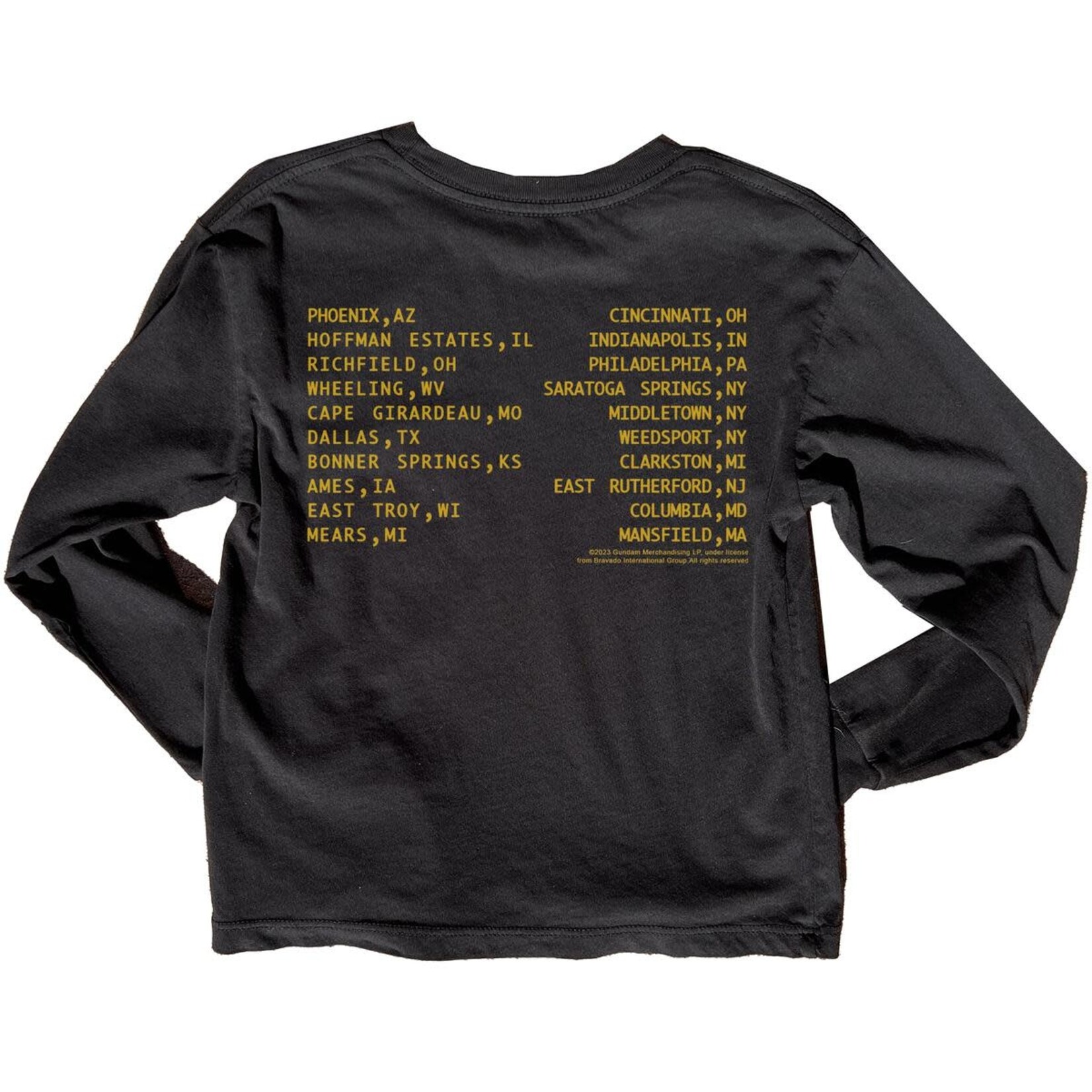 Rowdy Sprout Rowdy Sprout Black Guns N Roses Organic L/S Tee