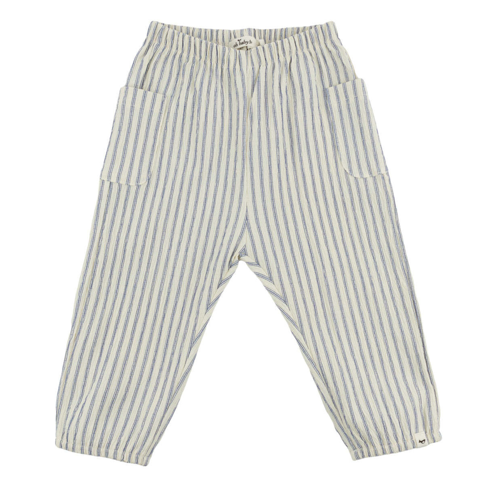Oh Baby! Oh Baby Denim Stripe Side Pocket Pant