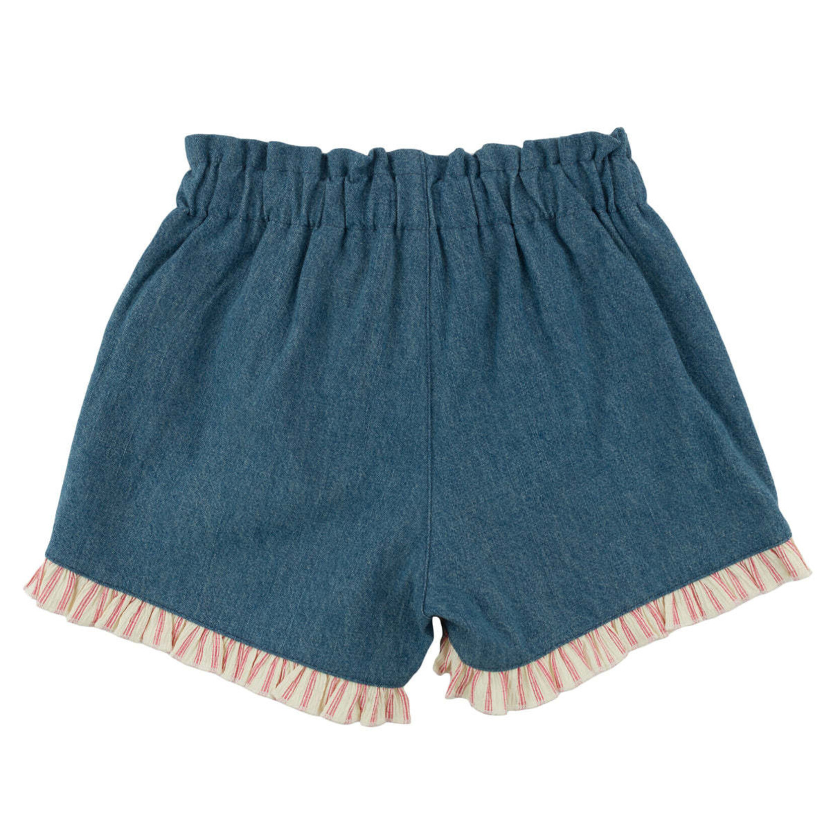 Oh Baby! Oh Baby Medium Wash Denim Libby Ruffle Short