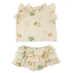 Oh Baby! Oh Baby Cream Sunflower Bloom Lola top & Tushie Set