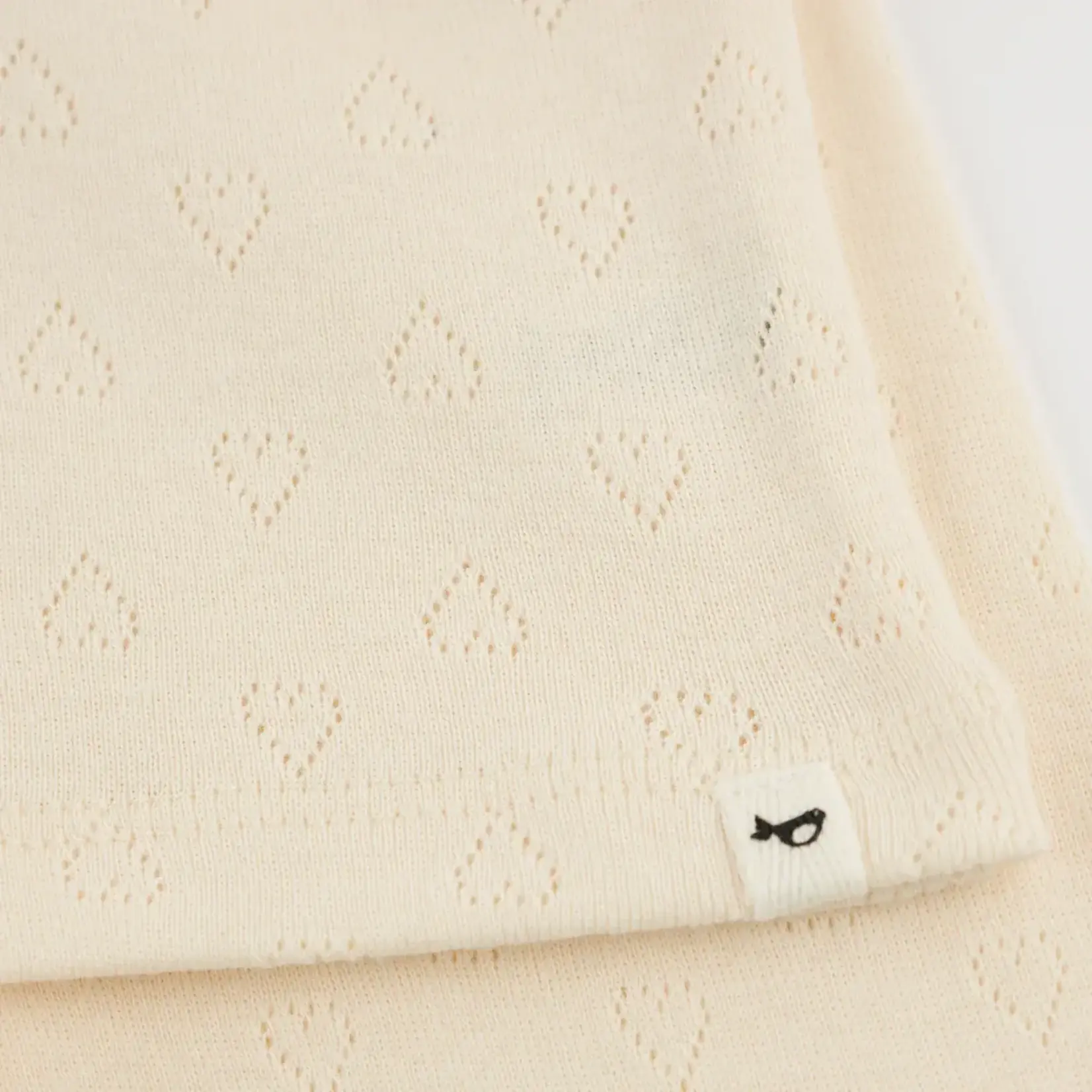 Oh Baby! Oh Baby Natural Hearts Pointelle Pico edge 2 Piece Set