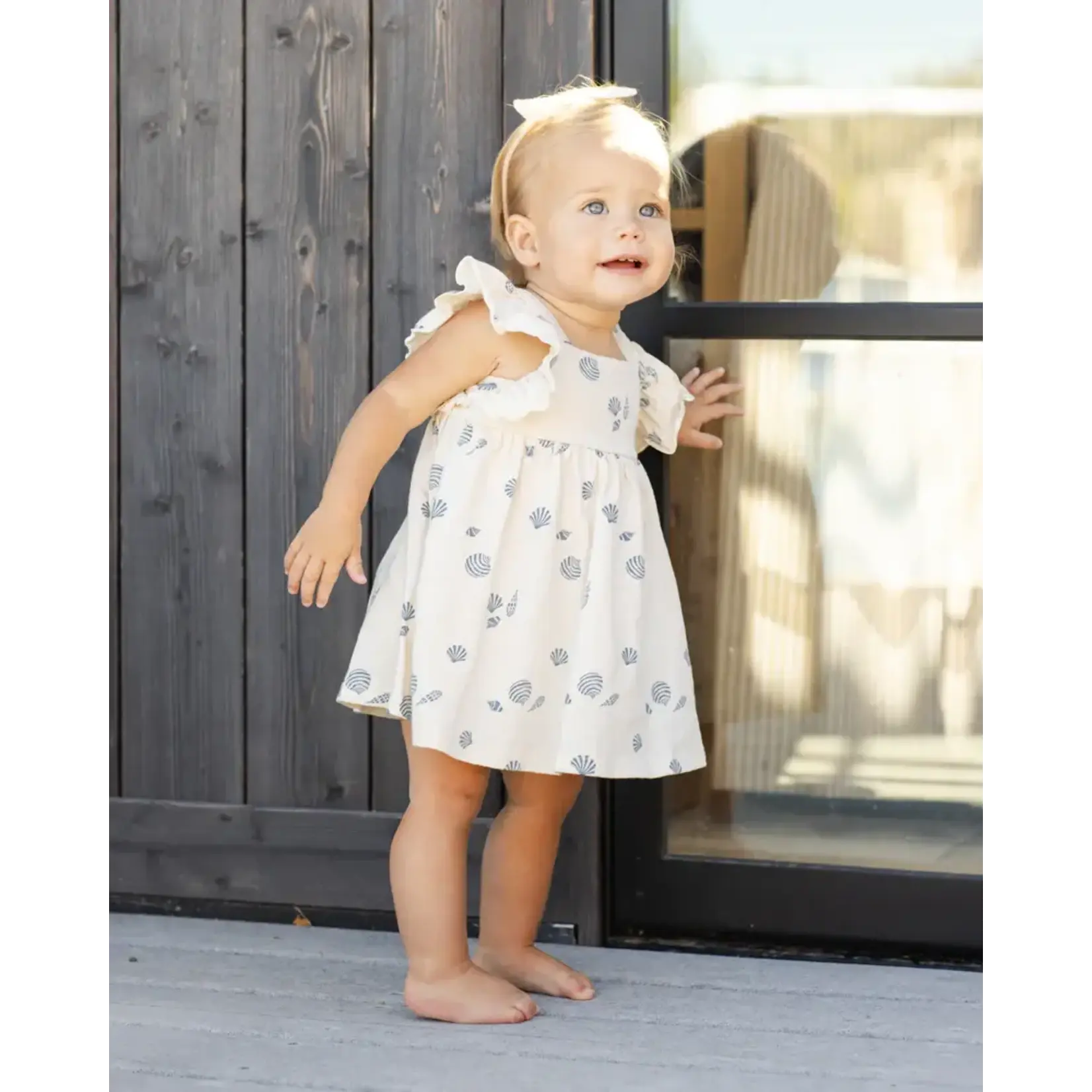 Rylee + Cru Rylee + Cru Natural Seashells Mariposa Dress