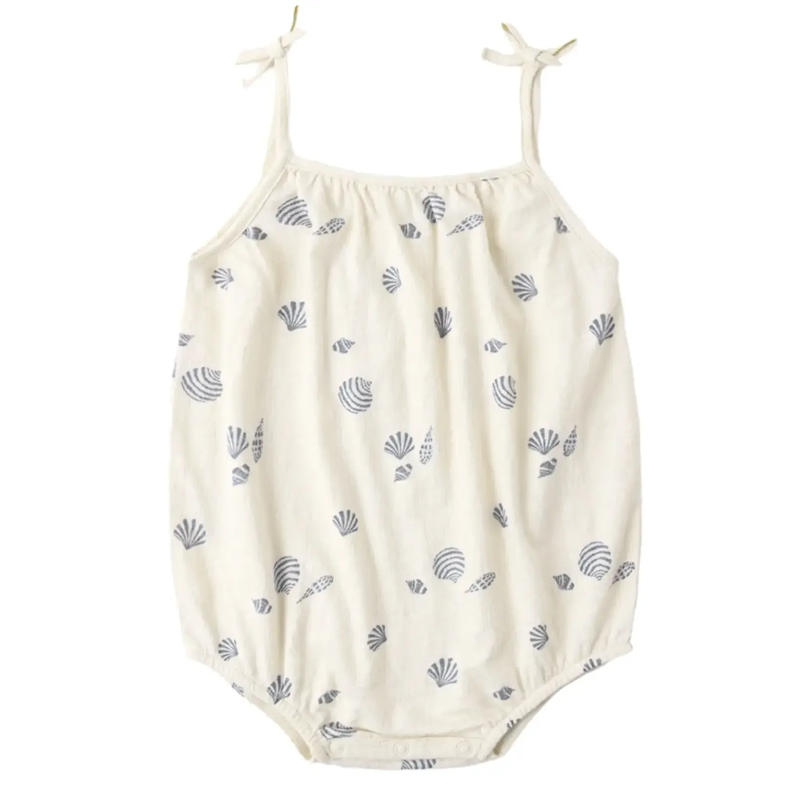 Rylee + Cru Rylee + Cru Natural Seashells Nala Romper