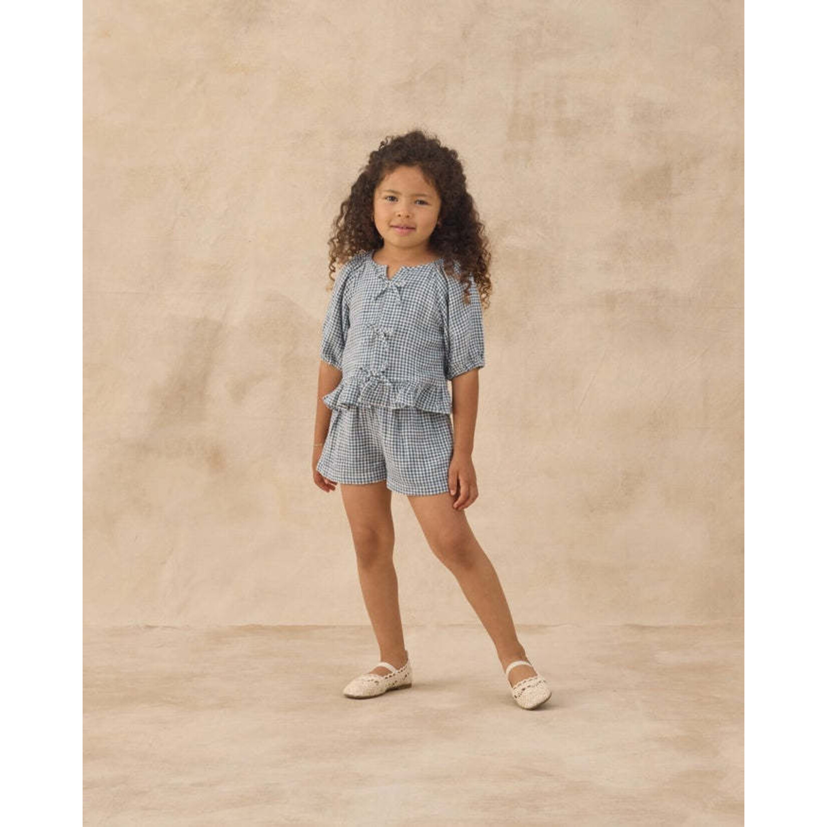 Rylee + Cru Rylee + Cru Marine Gingham Juniper Set